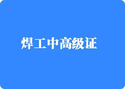 a片上床日逼焊工中高级证